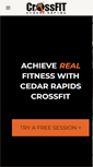 Mobile Screenshot of cedarrapidscrossfit.com